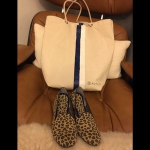 Rothy’s Leopard Print Loafers Like New